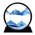 3D Moving Sand Art Hourglass - Rotating Sandscape Desk Decor
