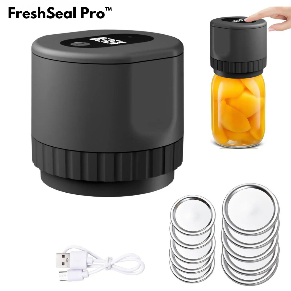 FreshSeal Pro™ | Mason Jar Vacuum Sealer