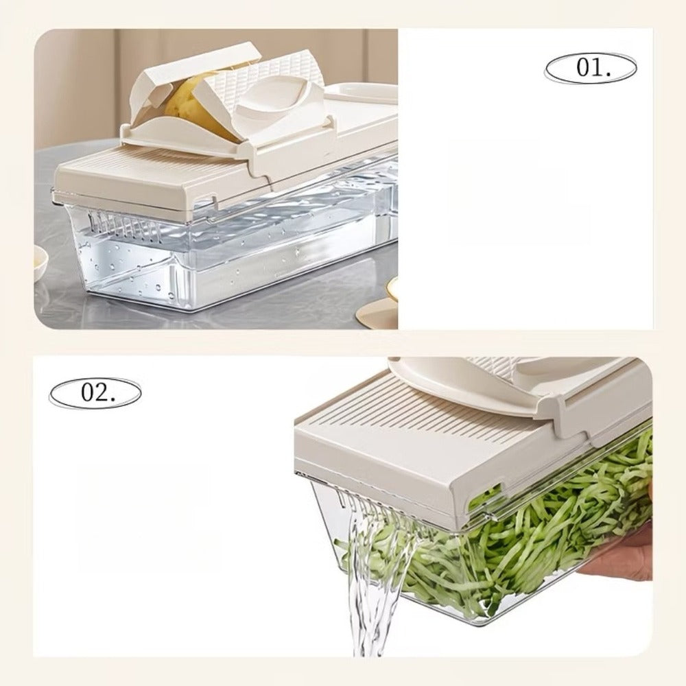 Water-filled container keeps food fresh