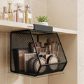 Black hanging under-shelf basket, 1 pack