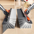 V-Shape Tile & Grout Scrub Brush - 49-Inch Extendable Handle Double-Sided Cleaner