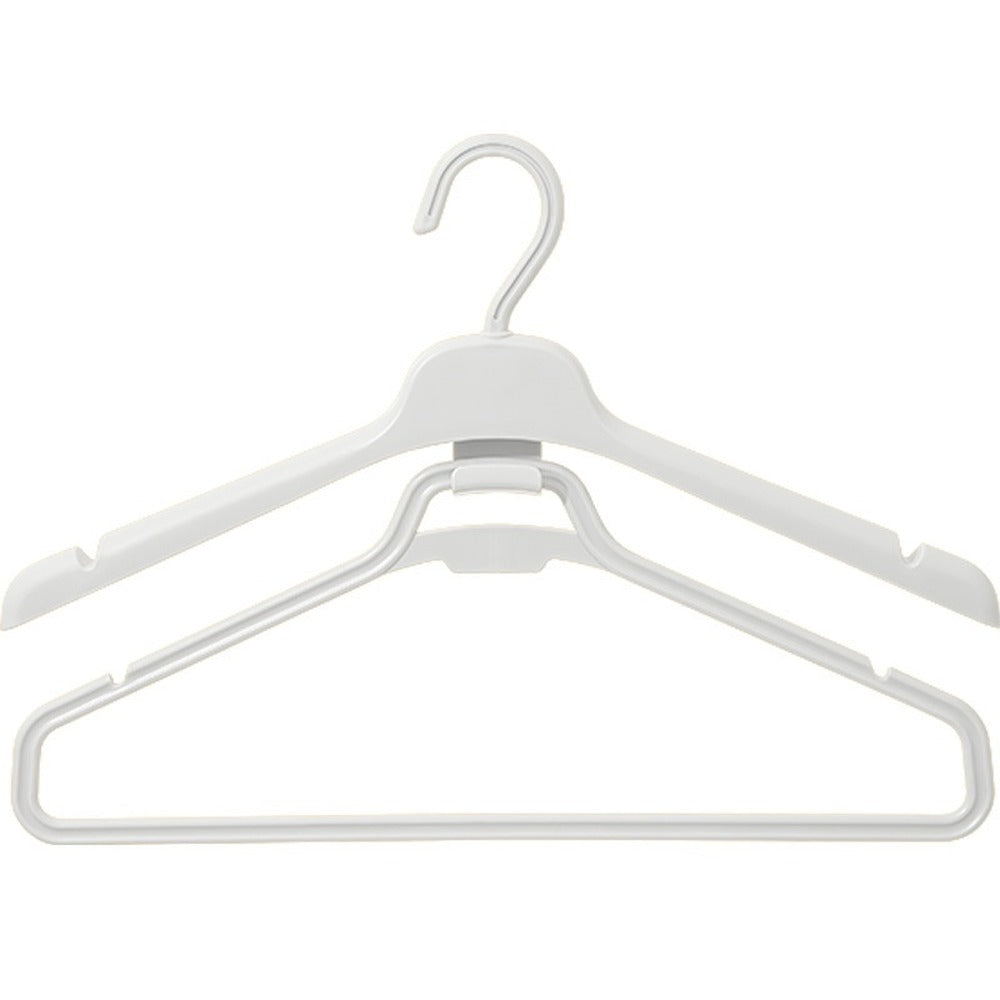 White long dress hanger with hem hook
