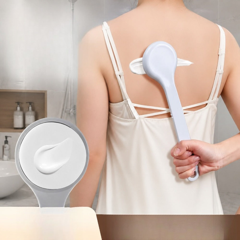 Applying lotion to the back without help