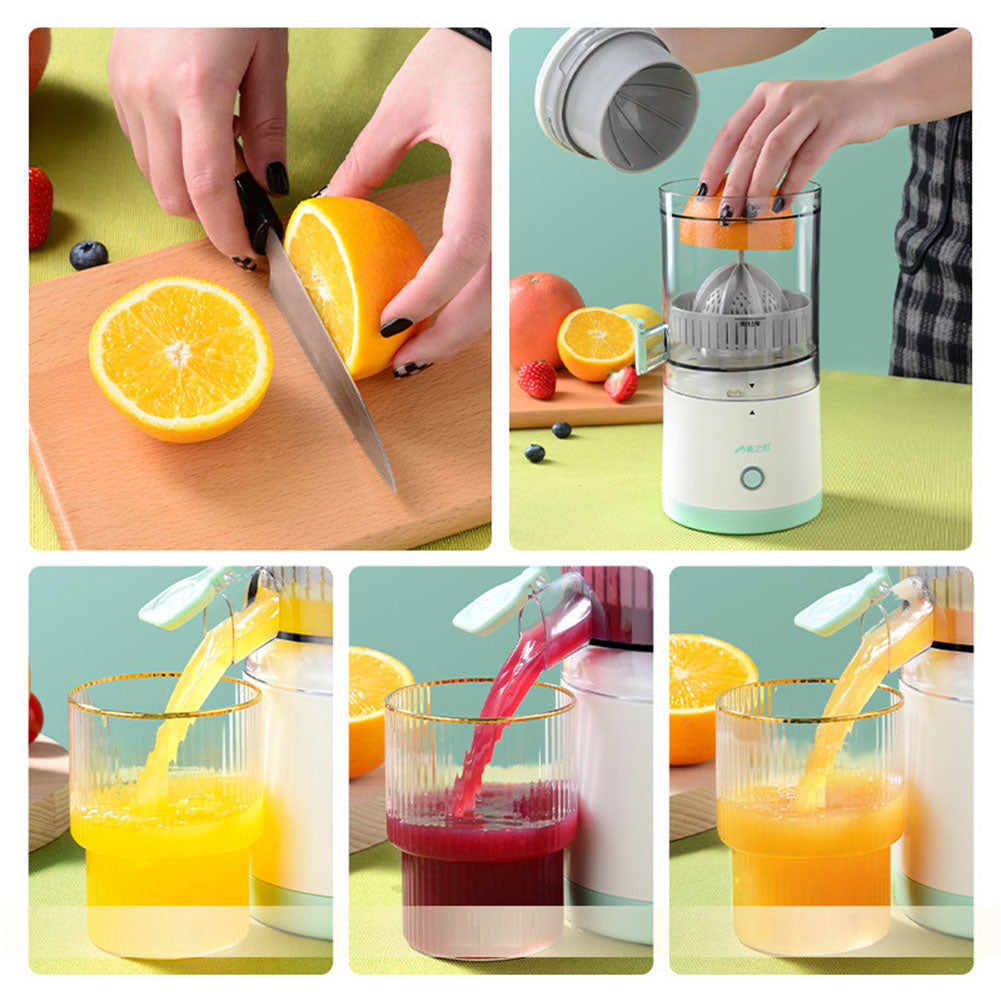 Portable USB Rechargeable Citrus Juicer - Cordless Electric Fruit Squeezer