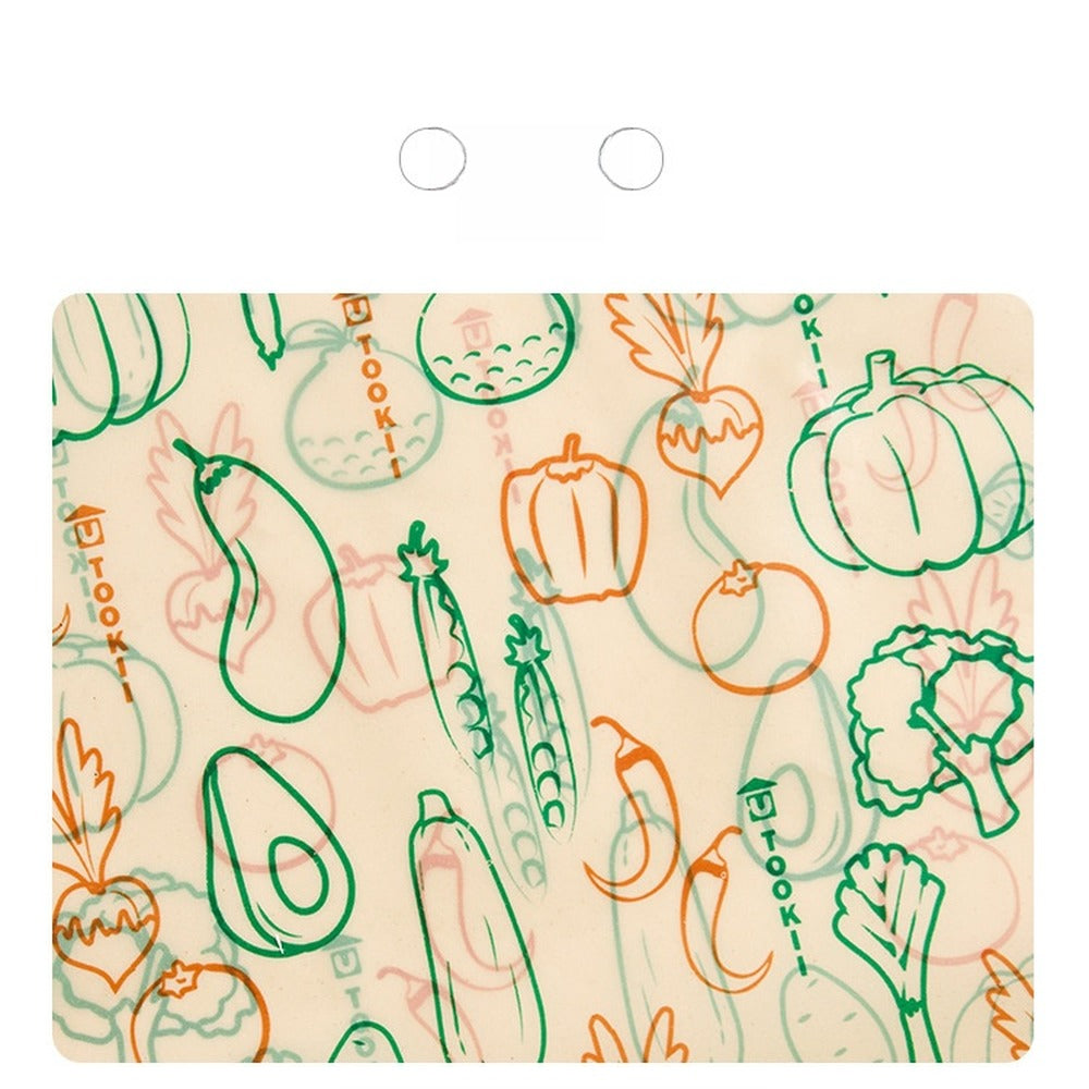 Printed bag close-up