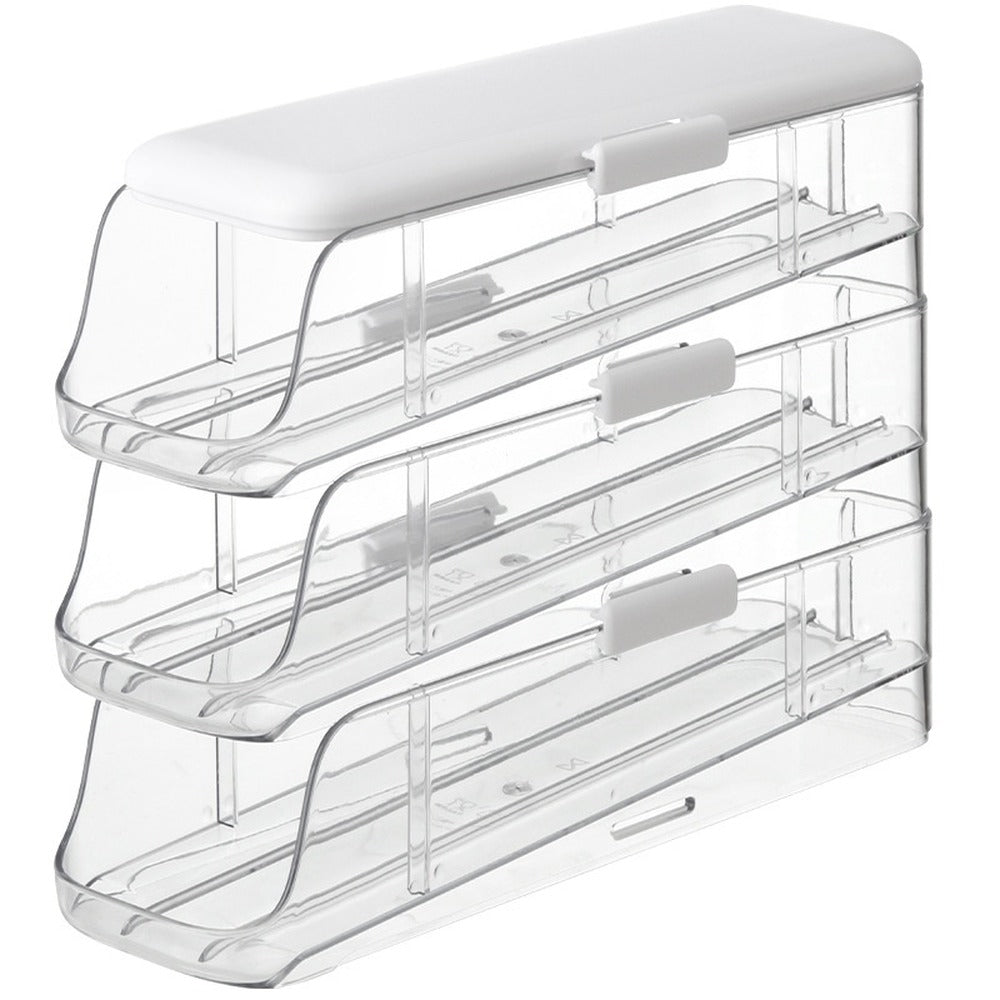 Rolling egg holder - Double Tier with Lid