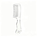 Scalp applicator comb - Clear 7-Tooth