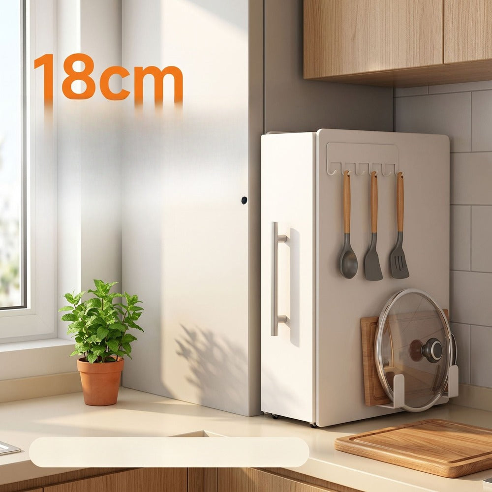 Slim cabinet fits a narrow gap