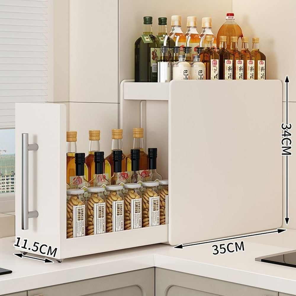 Pull-out spice rack - 2-Tier Slim