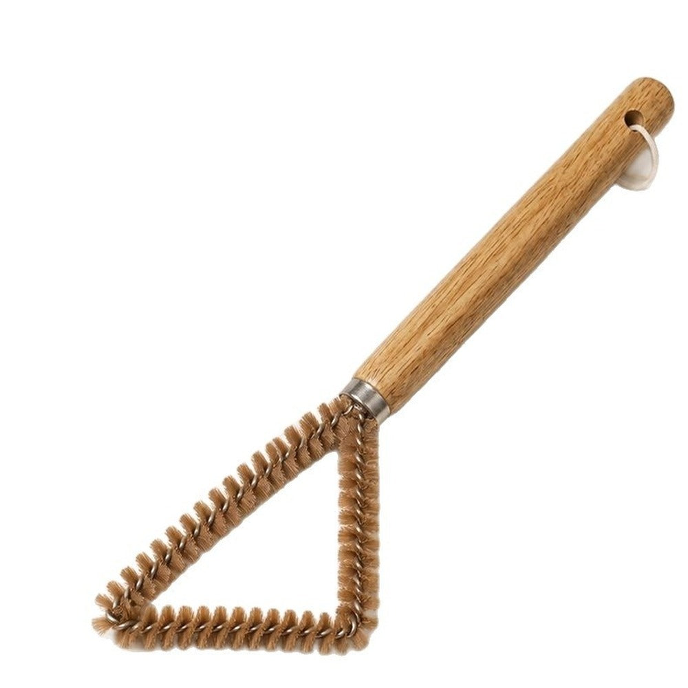 Triangle stove gap cleaning brush