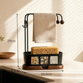 Sink caddy with towel bar - Autumn Meadow