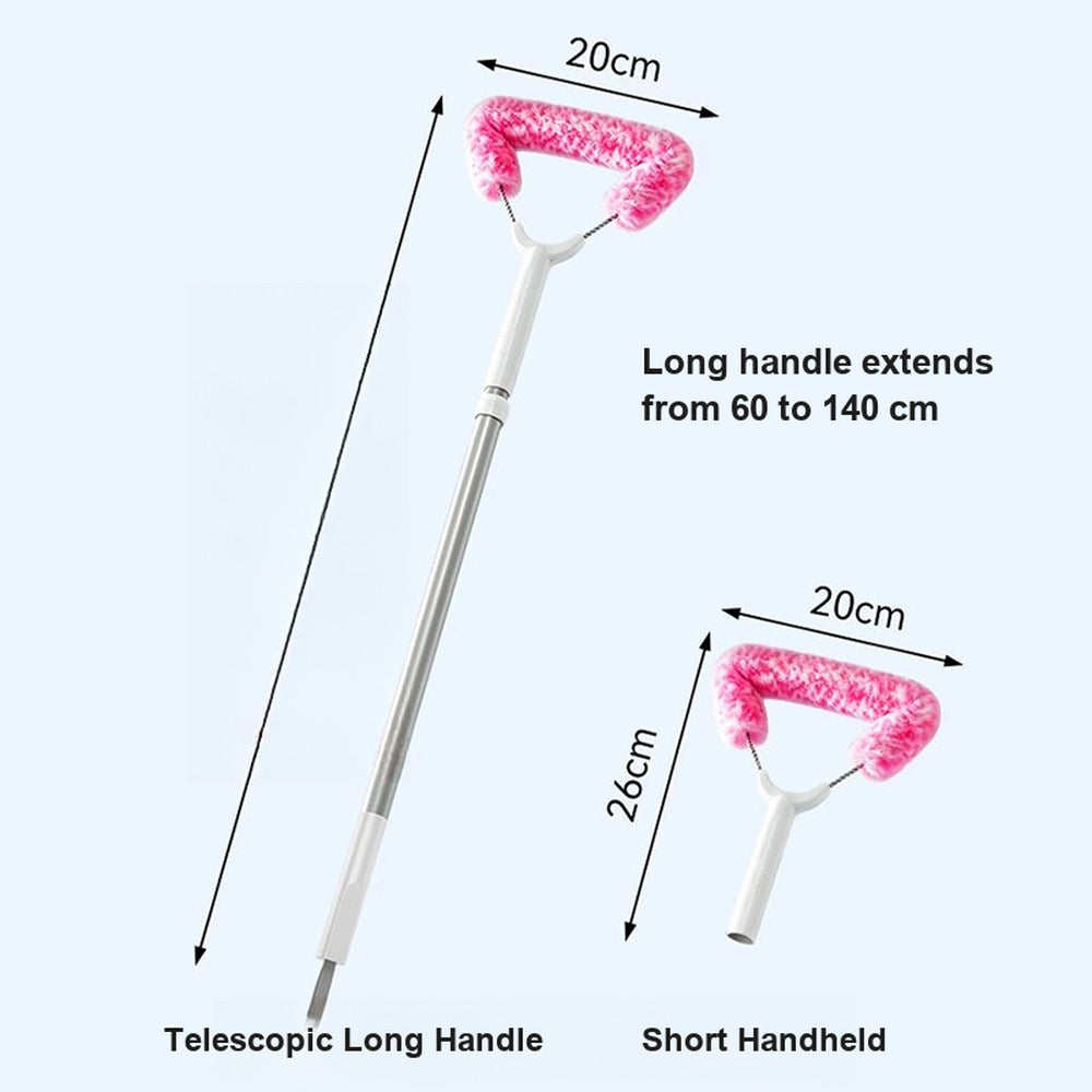 Window screen brush sizes: telescoping 60-140 cm and short 26 cm
